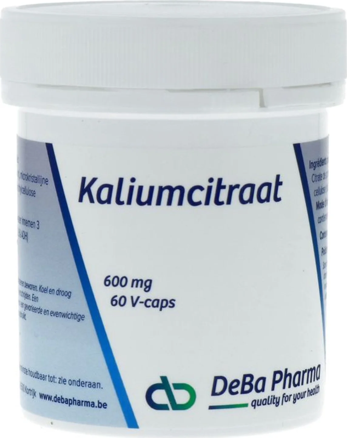 DeBa Pharma Kaliumcitraat Capsules 60VCP