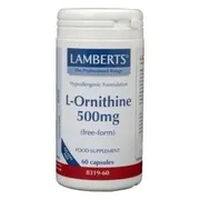 Lamberts L-ornithine 500mg Vegacapsules 60VCP