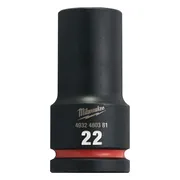 Milwaukee ShockWave™ Krachtdop 3/4" lang | 22 mm - 4932480381