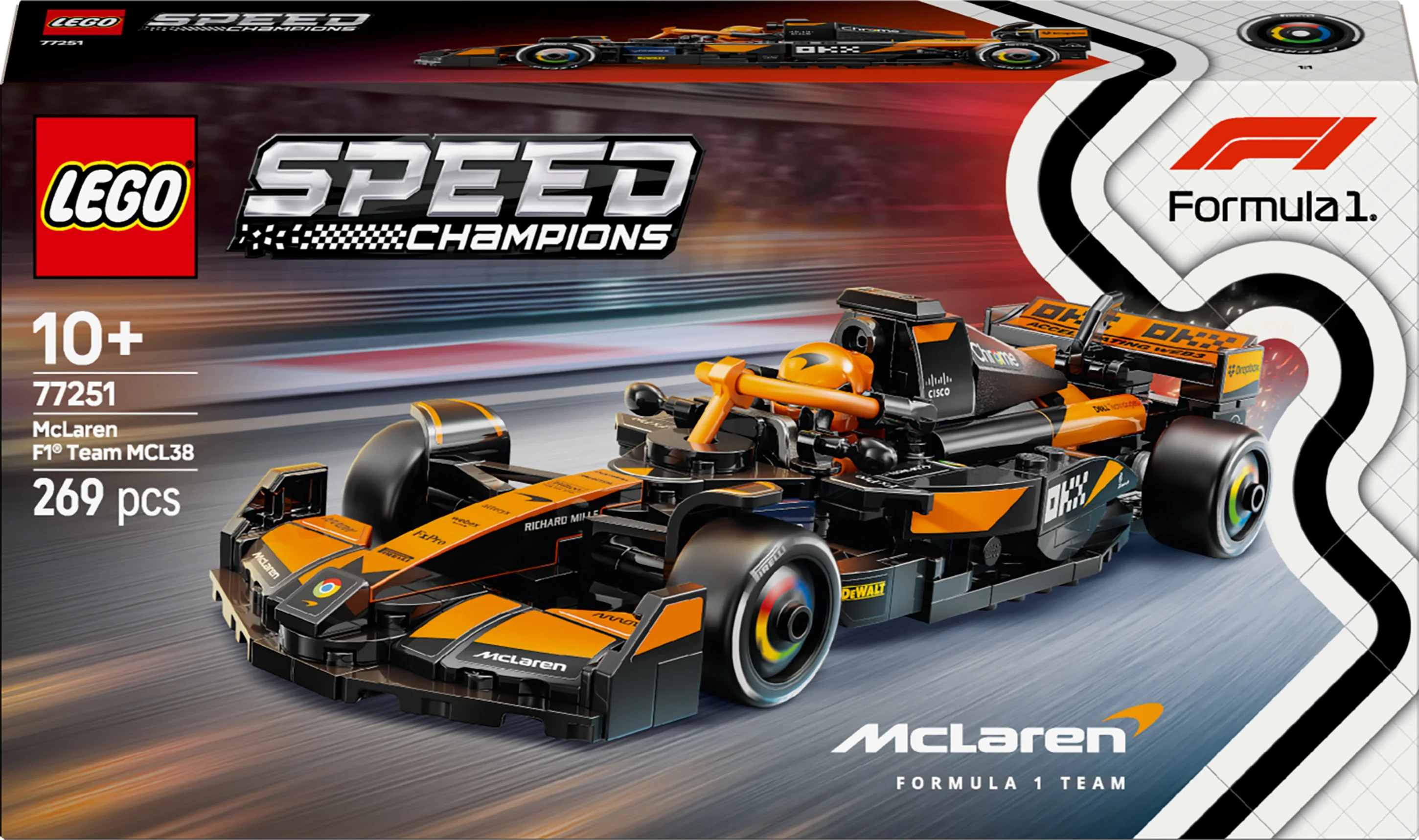 LEGO Speed Champions McLaren F1 Team MCL38 racewagen 77251
