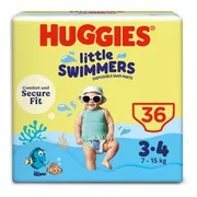 Huggies Little Swimmers - zwemluiers - maat 3/4 - (7 tot 15 kg) - voordeelverpakking - 36 stuks