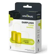 Vitaplus Earplugs Foam Barrel 3PR