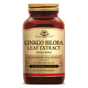 Solgar Ginkgo Biloba Leaf Extract Capsules 60VCP