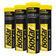 4x Isostar Fast Hydration Powertabs Lemon 10 tabletten