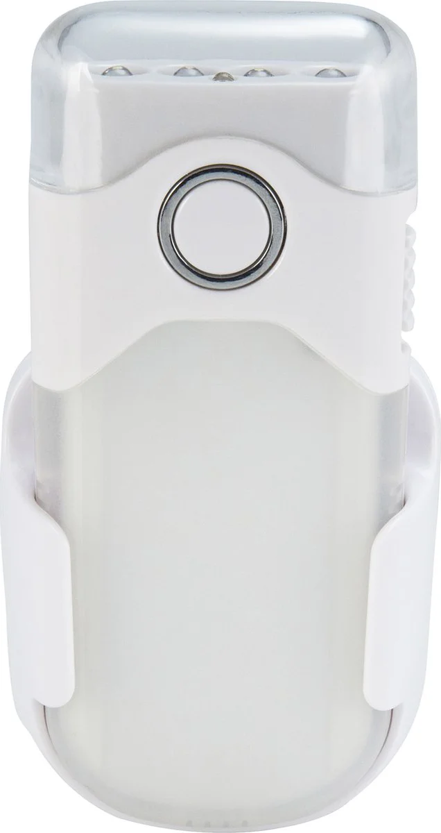 Alecto ATL-80 Oplaadbare LED zaklamp / automatisch LED nachtlampje Wit