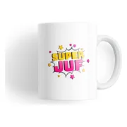 Super juf - Juf cadeau - Juf bedankt - Afscheid juf - Mok juf - Afscheidscadeau juf - Afscheidsmok - Theemok - Koffiemok - 330 ML - Fotofabriek