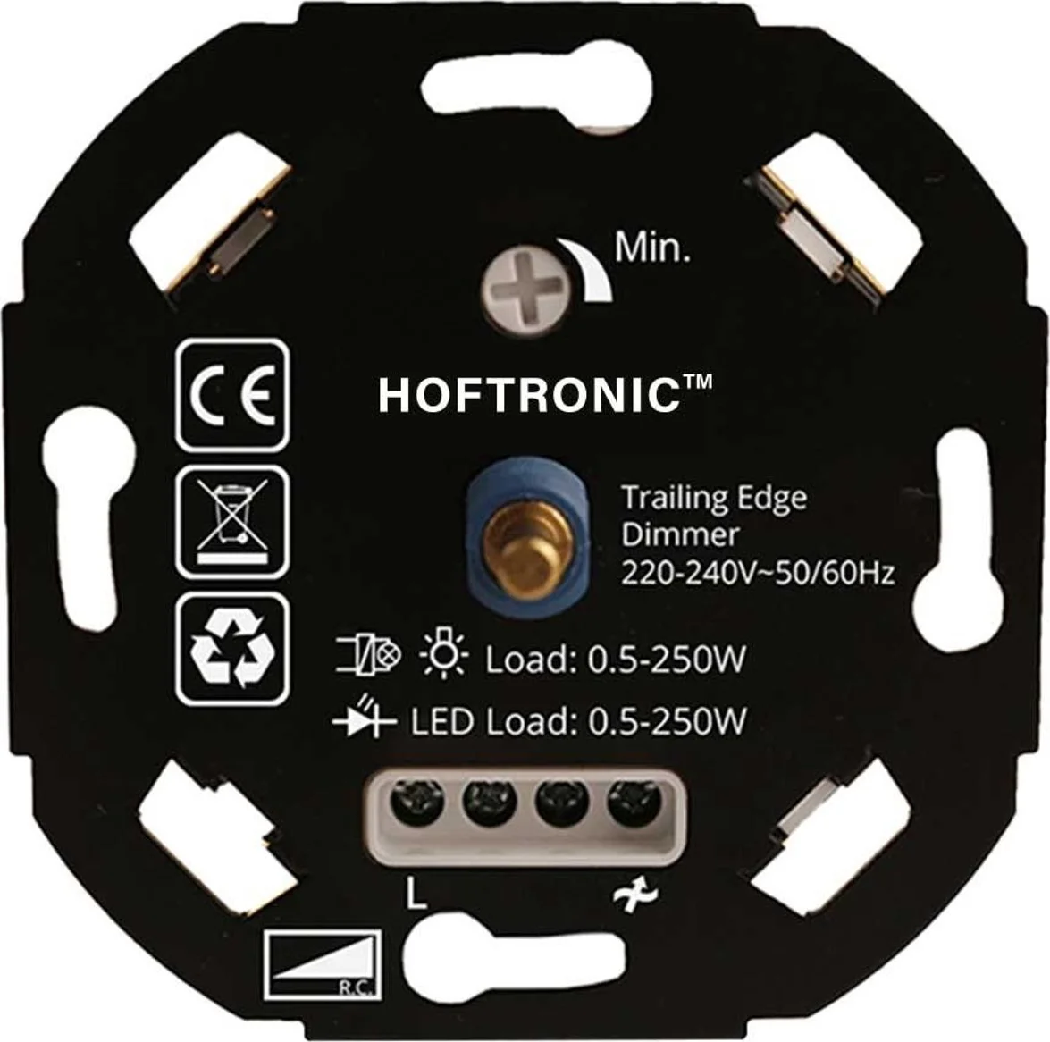 LED dimmer - 0.5-250 watt - Geschikt voor fase afsnijding - Universeel