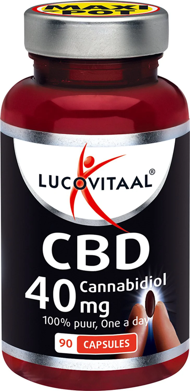Lucovitaal CBD Cannabidiol 40mg Capsules 90CP