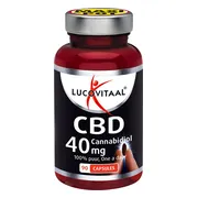 Lucovitaal CBD Cannabidiol 40mg Capsules 90CP