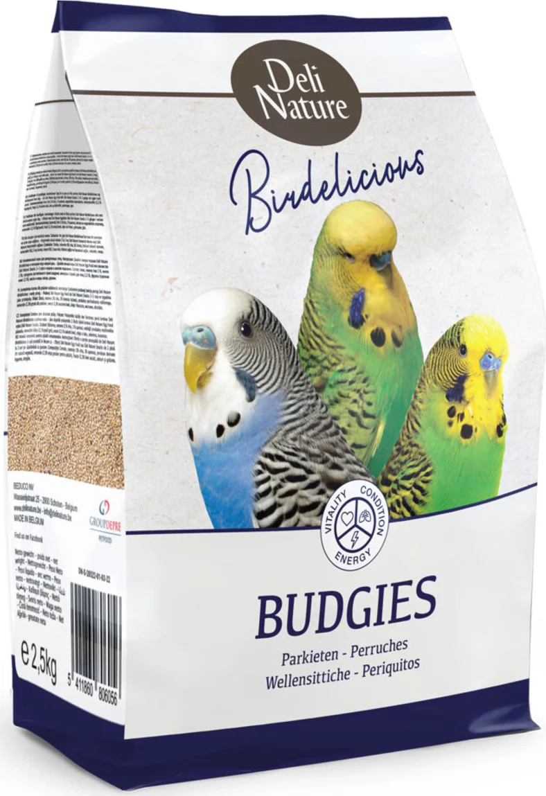 4x Deli Nature Parkieten Birdelicious 2,5 kg