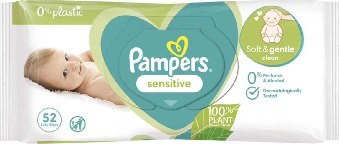 Pampers Sensitive Babydoekjes 52ST