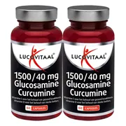 2x Lucovitaal Glucosamine Curcumine 1500/40mg 60 capsules