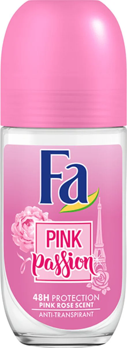 Fa Energising Pink Passion Deodorant Roller 50ML