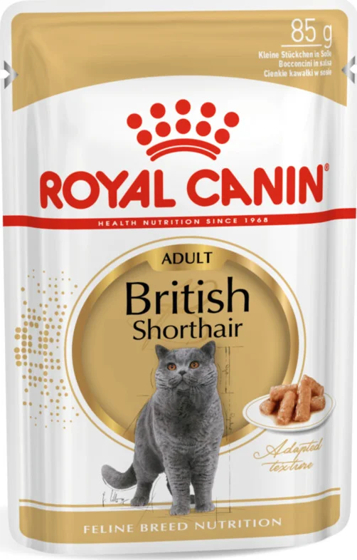 48x Royal Canin British Shorthair Loaf Kattenvoer Nat 85 gr