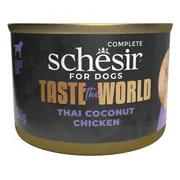 8x Schesir Taste The World Hond Thai Coconut 150 gr