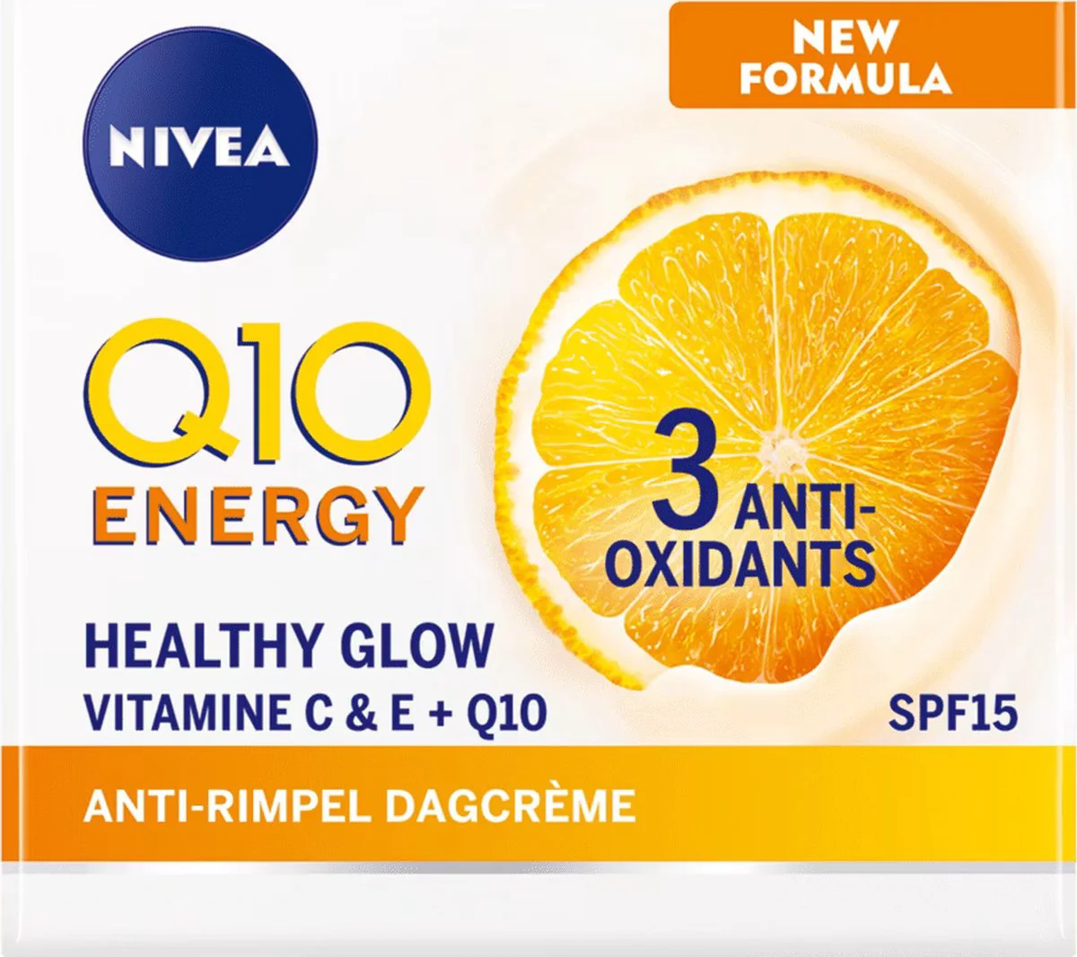 3x NIVEA Q10 Dagcrème Energy SPF 15 50 ml