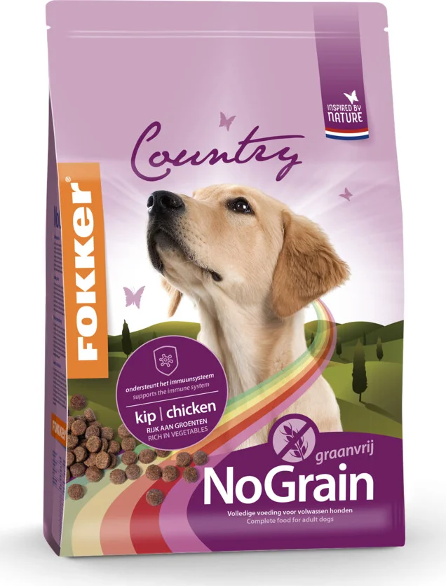 Fokker Country Balance Graanvrij Hondenvoer Droog Kip 2,5 kg