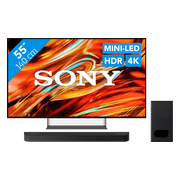 Sony Bravia 7 II True RGB 55" (2026) + Sony Bravia Theatre Bar 6 Zwart
