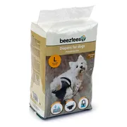 Beeztees Hondenluiers L - Loopsheidbroekje Hond - Zwart - 10ST