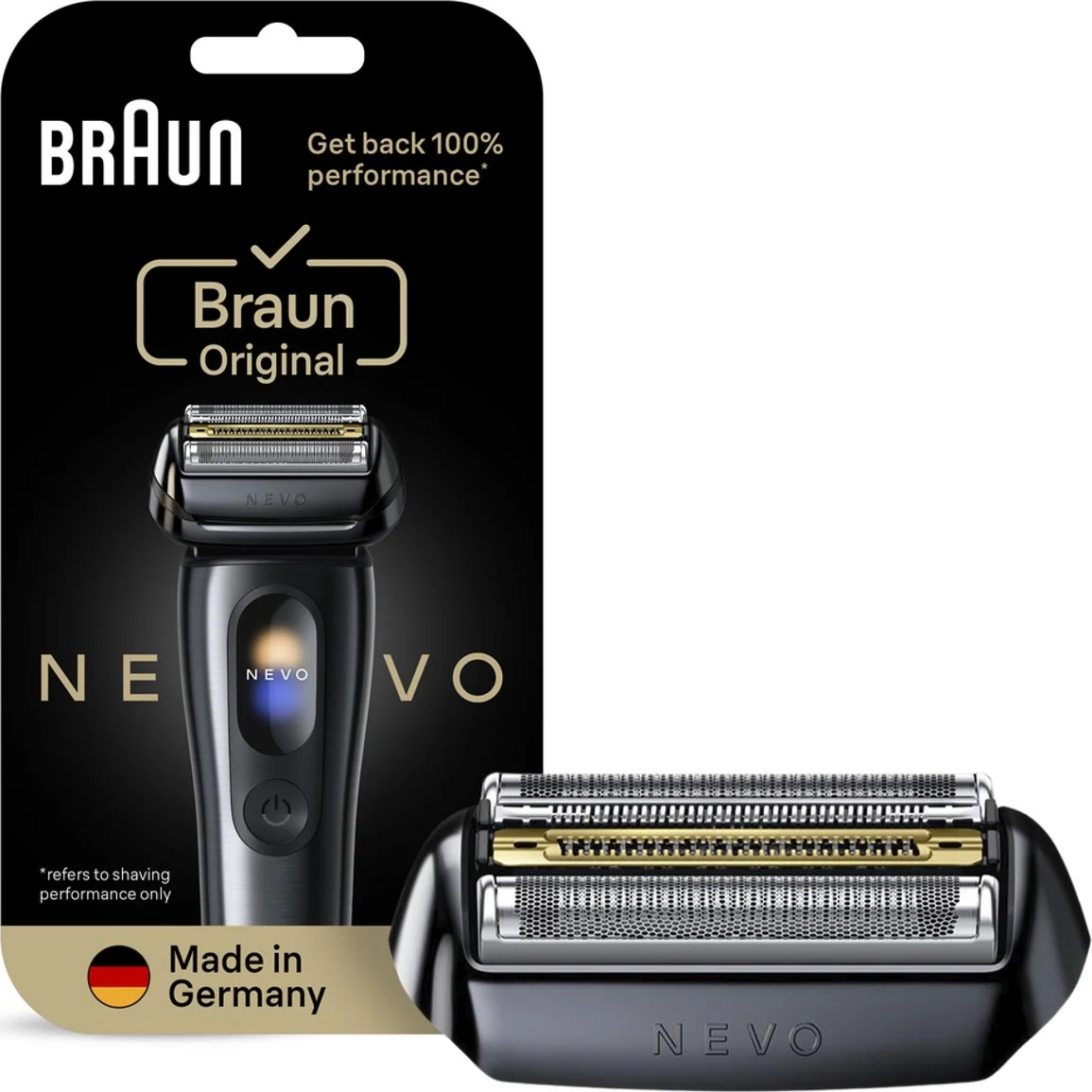 Braun NEVO Scheerkop Zwart