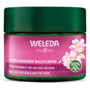 3x WELEDA Wilde Rozen & Witte Thee Vitaliserende Nachtcrème 40 ml