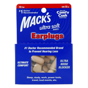 Macks Ultra Soft Foam Earplugs 10PR
