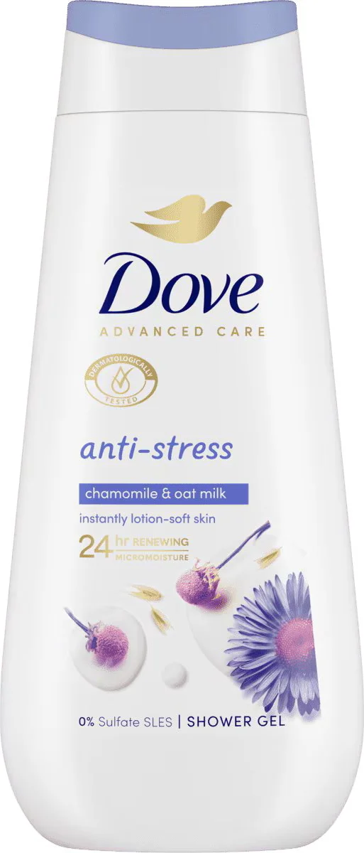 Dove Anti-Stress Chamomile & Oat Milk Shower Gel 225ML