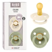 BIBS Fopspeen 6-18 Maanden Ivory/Sage 2ST
