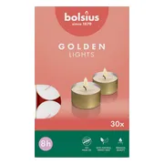Bolsius Theelichten Wit 8 branduren 30 stuks