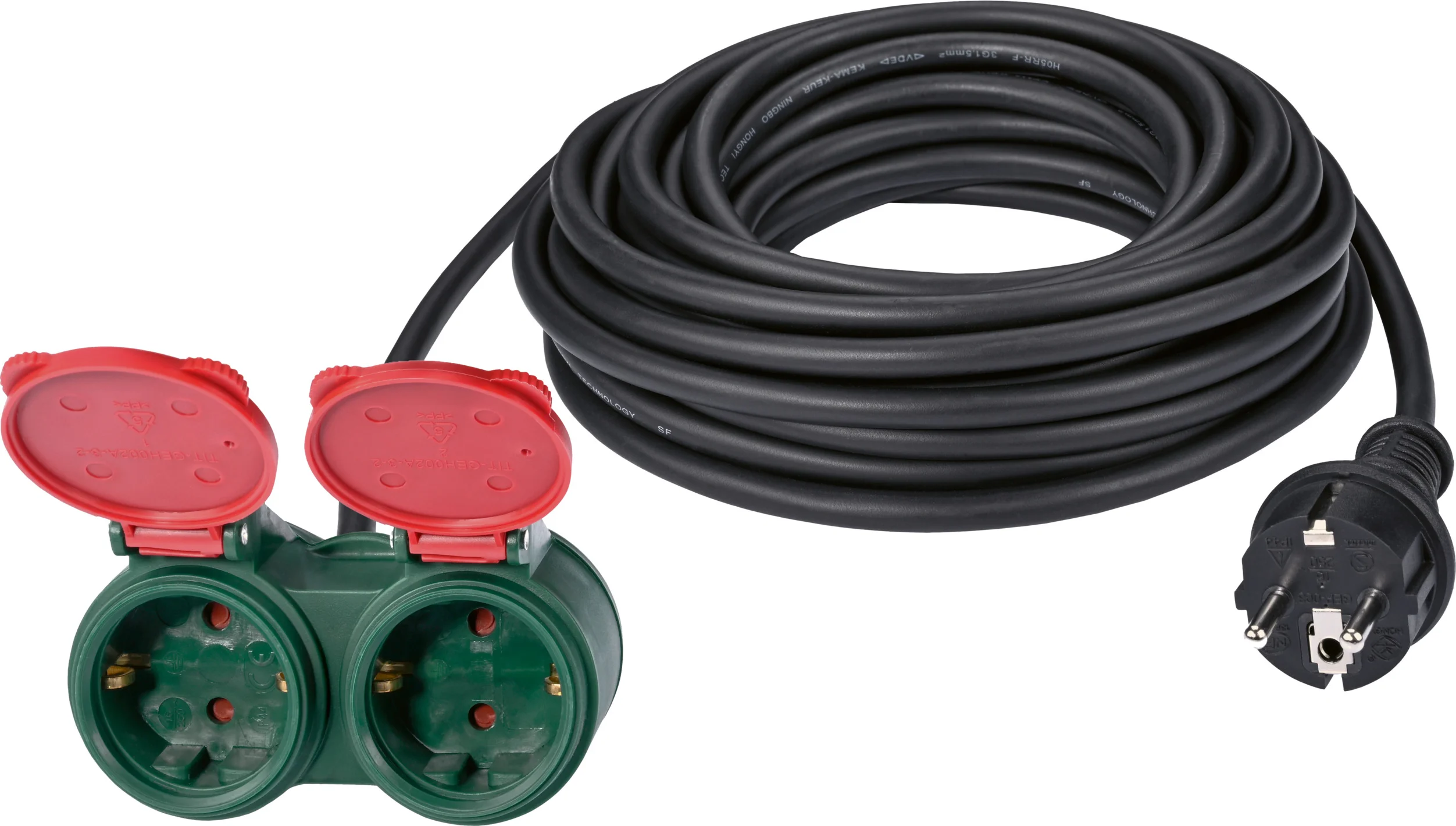 PARKSIDE Verlengsnoer met dubbel stopcontact, 10 m