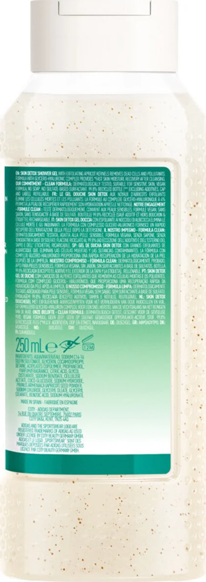Adidas Shower Gel Active Skin & Mind Skin Detox W 250 ml