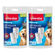 2x Vileda PetPro Kleefborstel Vervanging 2 x 29 bladen 2 navullingen