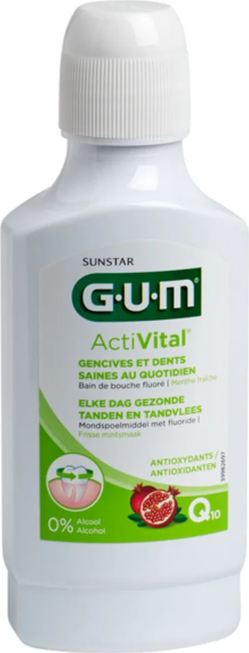 6x GUM Mondspoelmiddel ActiVital 300 ml