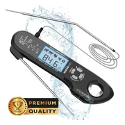 Vleesthermometer - Digitale BBQ Thermometer - Oventhermometer met Externe Sonde - Zwart