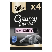 Sheba Creamy Snacks Kattensnoepjes Zalm 4 stuks