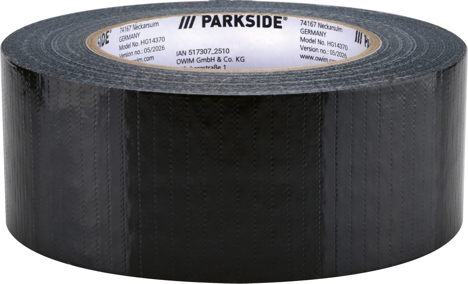 PARKSIDE Duct tape, 50 m (Zwart)