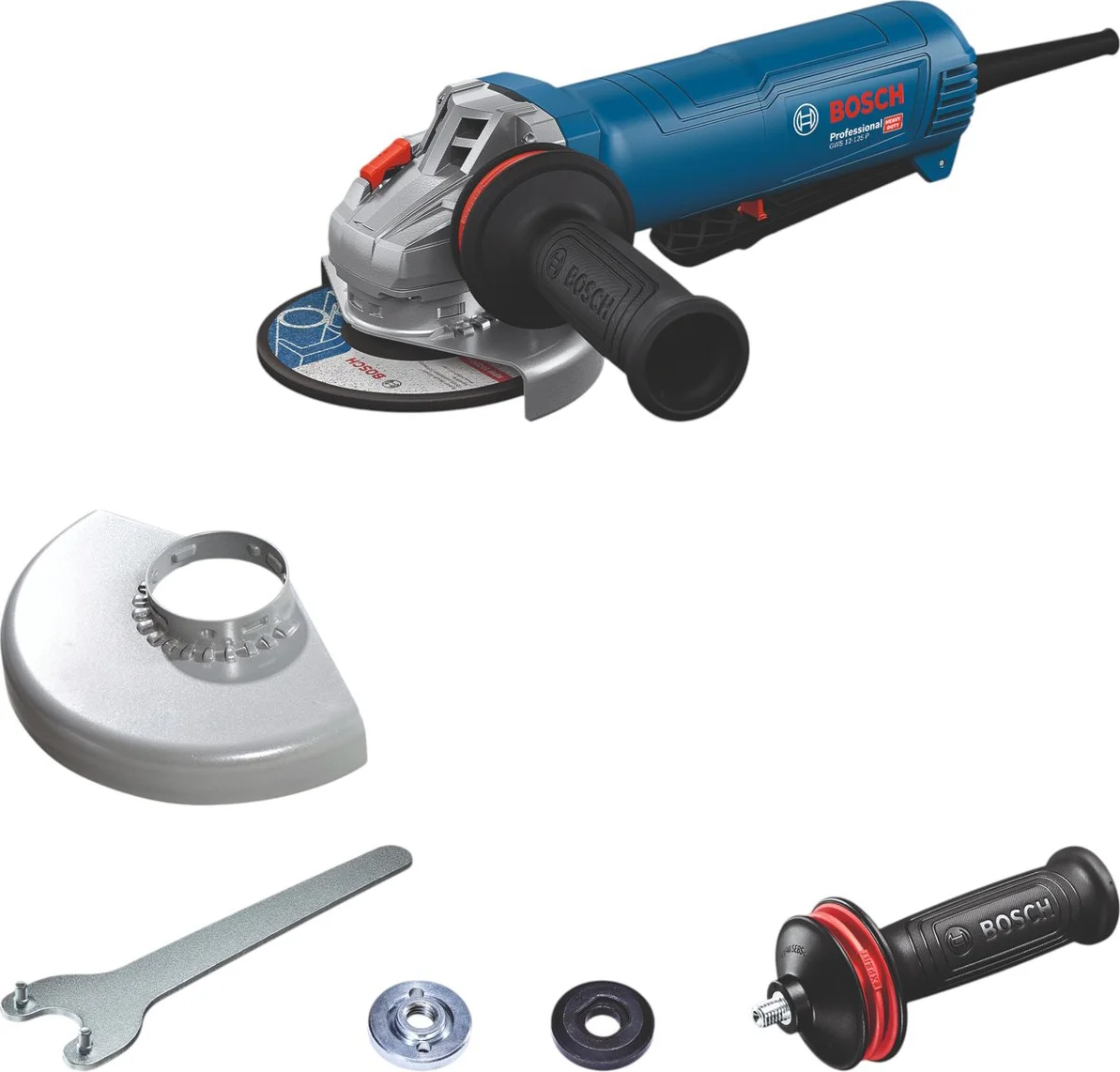 Bosch Professional PRO GWS 12-125 P Haakse slijper 125 mm 1200W - 06013A6200