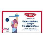 Heltiq Detecteerbare Lange Vingerpleisters Pe 180x20mm 100ST