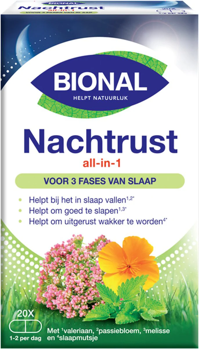 Bional Nachtrust All-In-1 Capsules 20CP