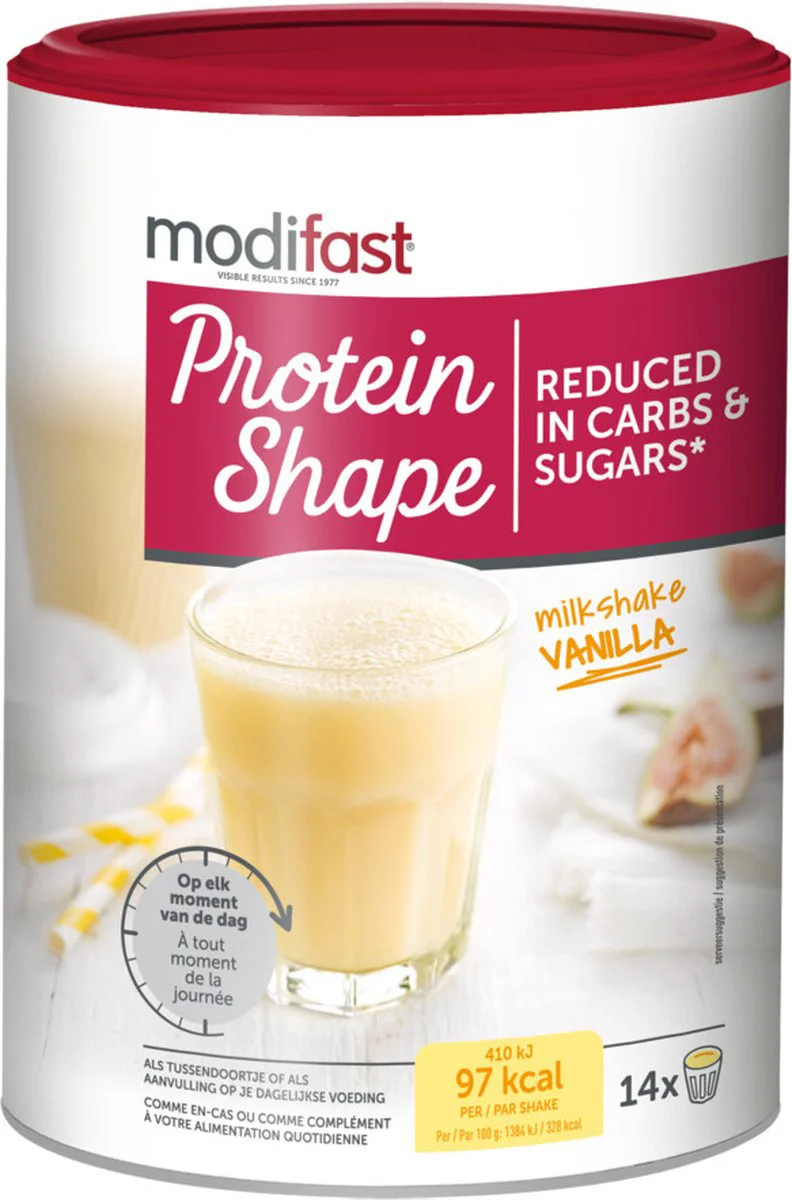 Modifast Protein Shape Milkshake Vanille 420 gr