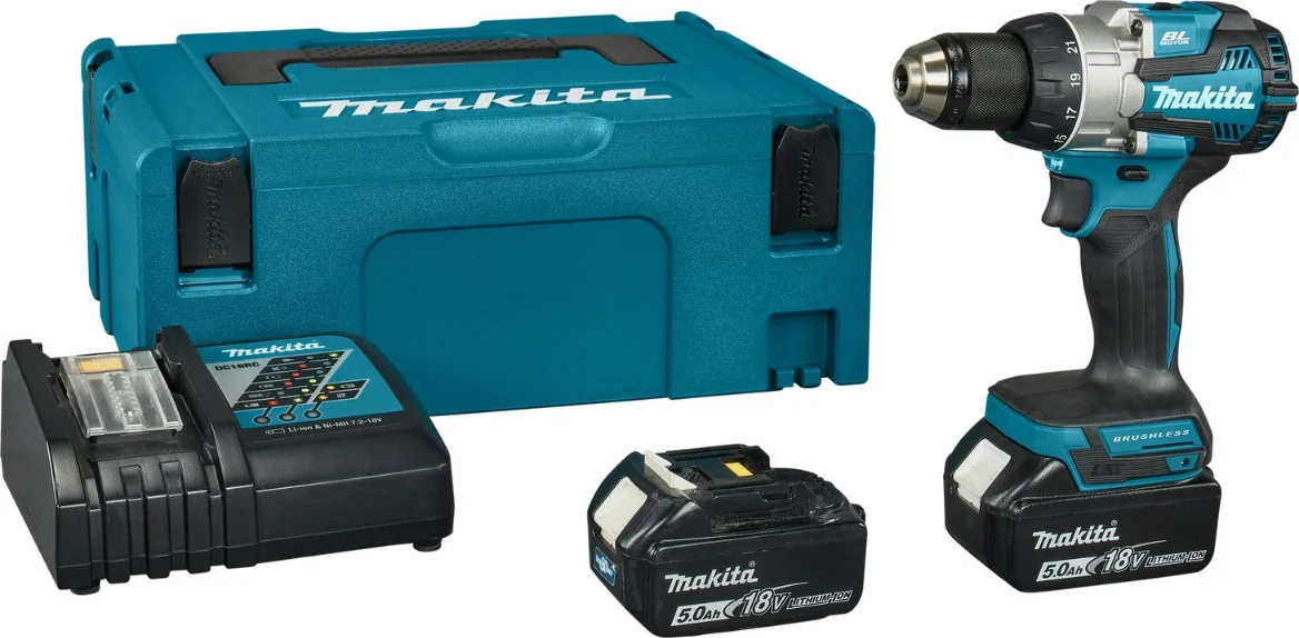 Makita DDF489RTJ Accu schroefboormachine 18V 5.0Ah in Mbox
