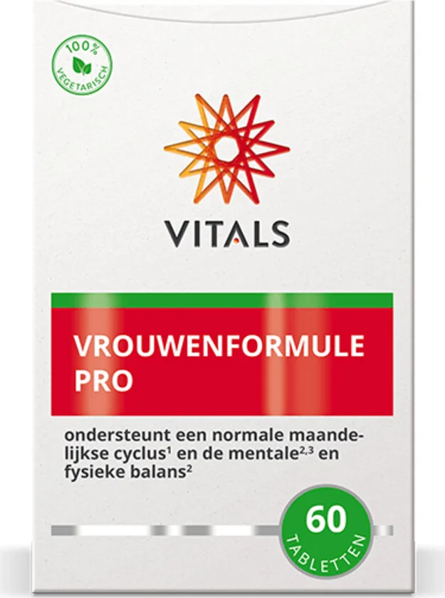 2x Vitals Vrouwenformule Pro 60 tabletten