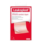 Leukoplast Cuticell® Contact Siliconen Wondcontactlaag 5 cm x 7,5 cm 5 stuks