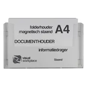 Folderhouder magnetisch A4 (liggend)