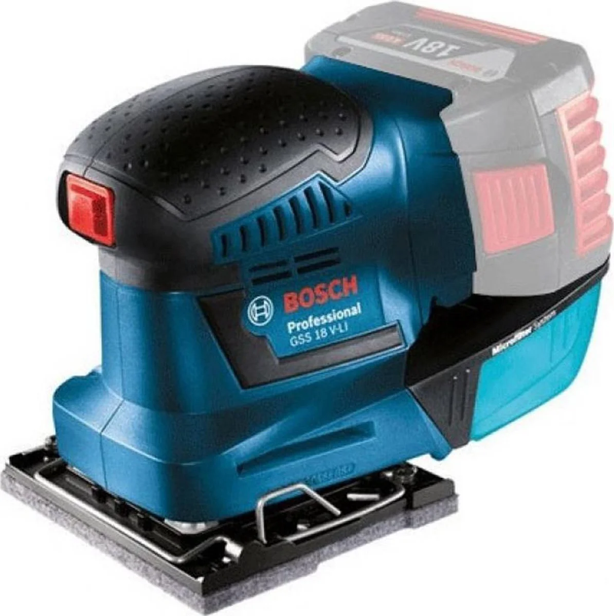 Bosch Professional GSS 18V-10 Accu vlakschuurmachine 18V Basic Body - 06019D0200