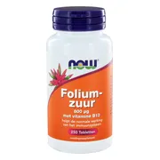 NOW Foliumzuur 800 μg Tabletten 250TB