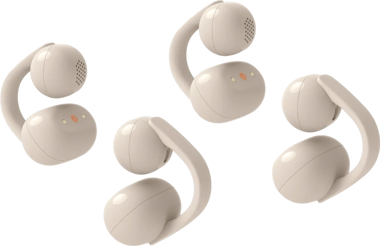 Sony Linkbuds Clip Beige Duo Pack