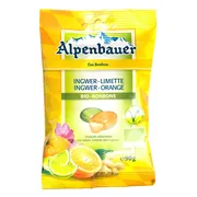 Alpenbauer Gember-Sinaasappel-limoen Bonbons 90GR