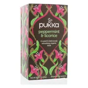 4x Pukka Biologische Thee Peppermint Licorice 20 stuks