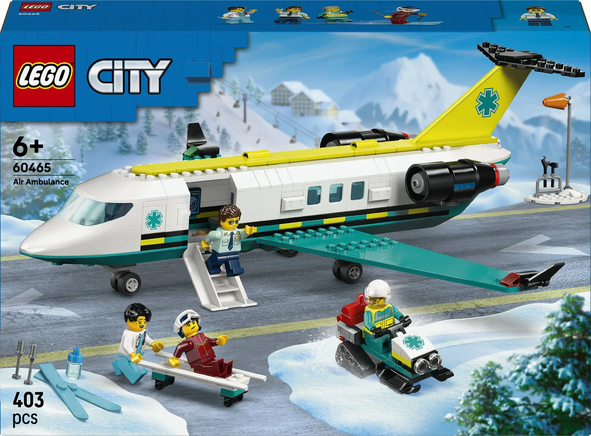 LEGO City Ambulancevliegtuig 60465